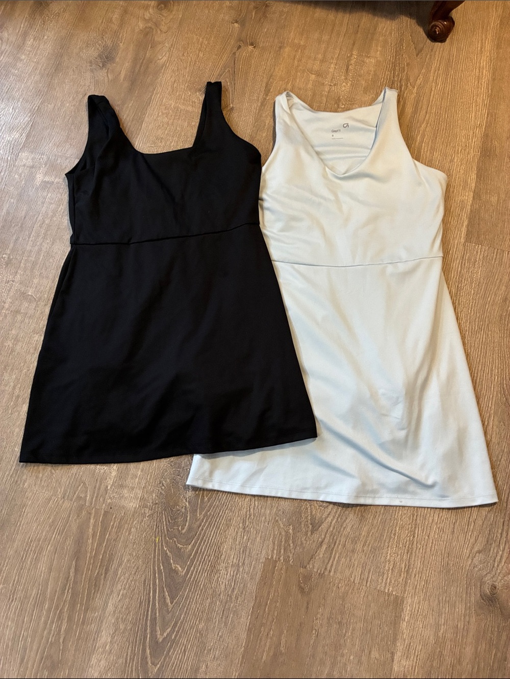 GAP Bundle Scoop Neck Mini Dress Duo - Black & Light Blue